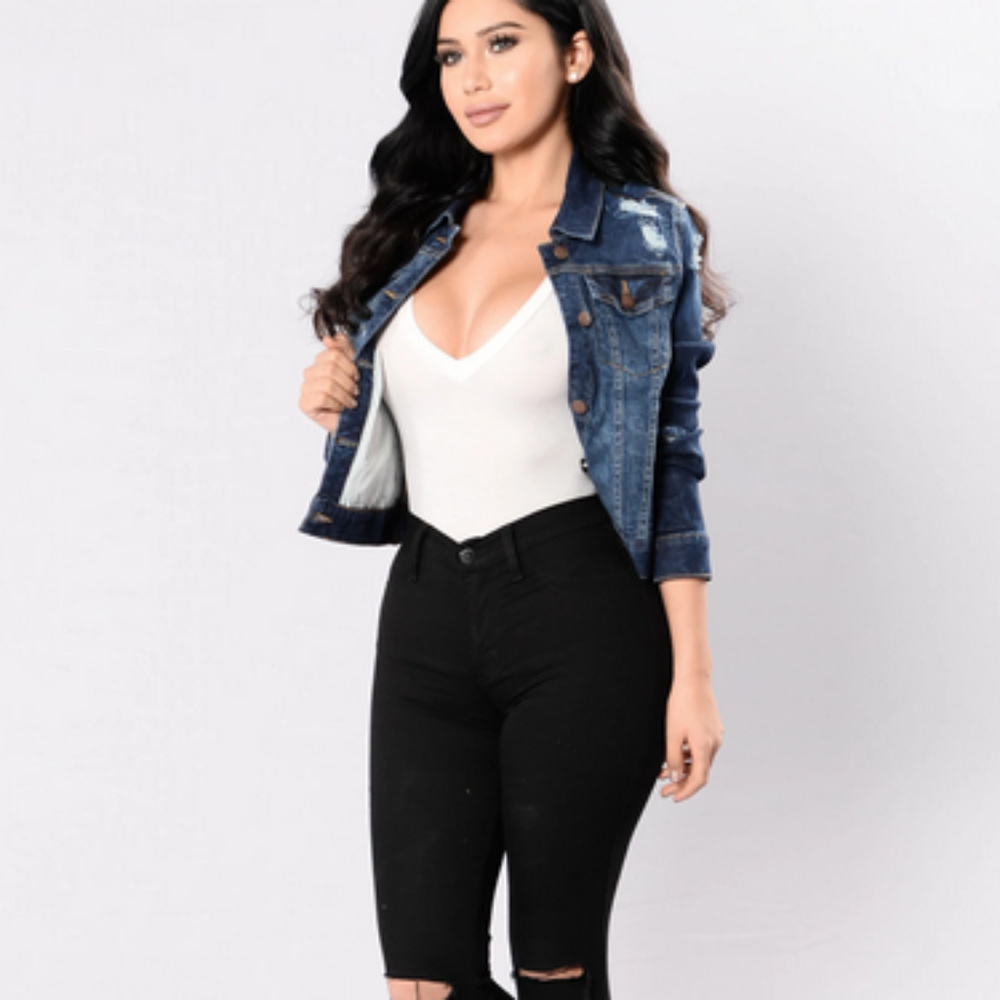 Kelly Denim Jacket - Dark